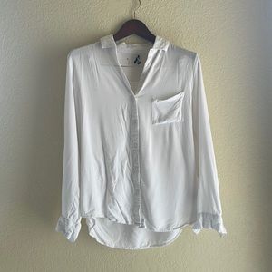 Classic White button up blouse